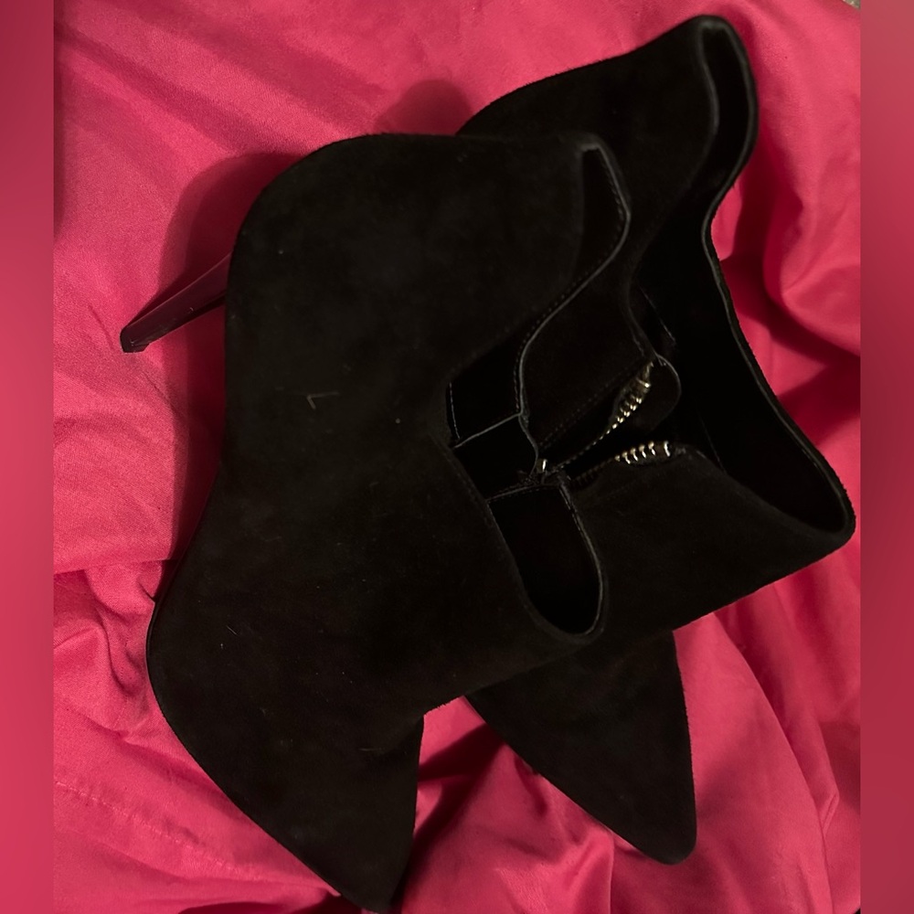 Michael Kor’s Corrine Suede Bootie 4” heels